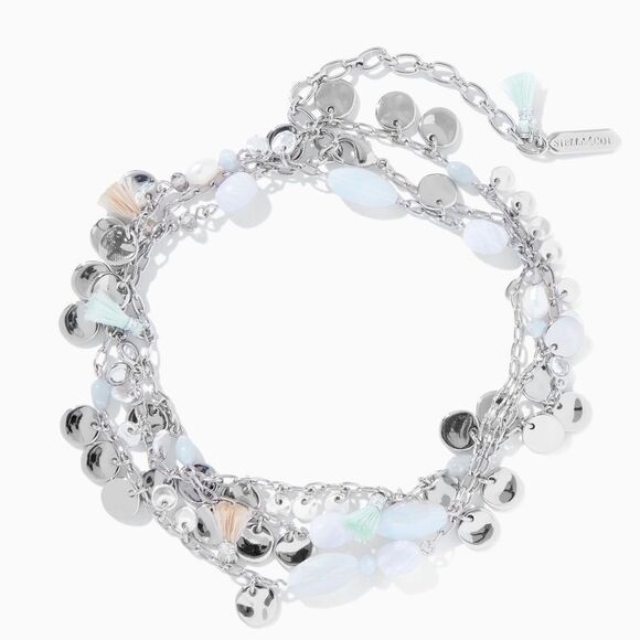 Stella & Dot Metal Bubbles Long Strand Necklace - Picture 6 of 11